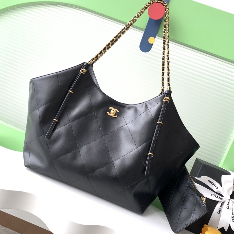 Ch*el top handle bags